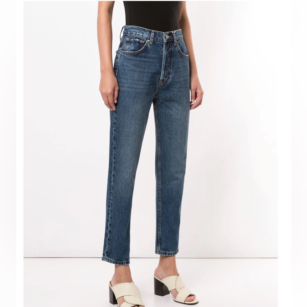 ANINE BING Sonya high-rise straight jeans
